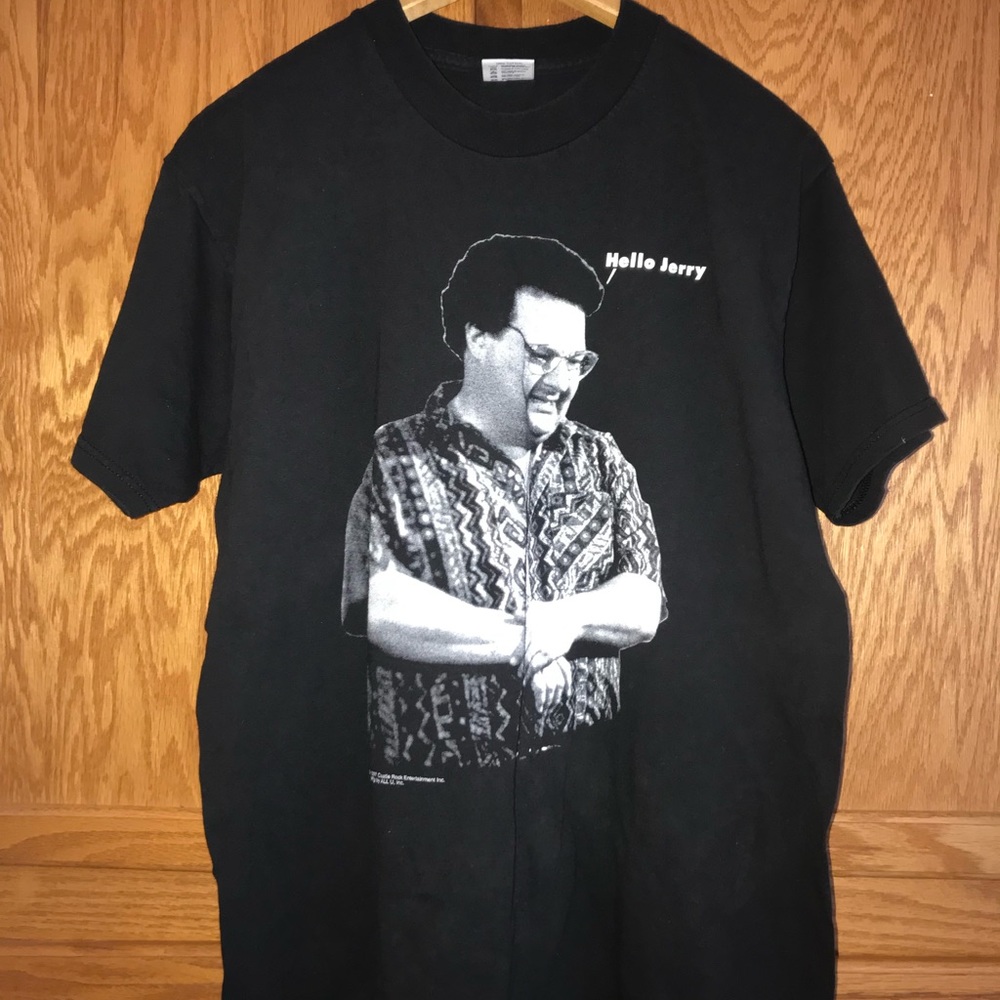 Vintage Hello NEWMAN Jerry Seinfeld T-shirt 1997 L